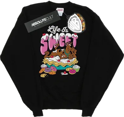 Obrázok produktu pre Scooby Doo - mikina "Life Is Sweet" pre mužov BI2000 (3XL) (čierna)
