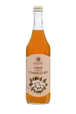 Zdjęcie produktu dla SYROP Z KWIATÓW CZARNEGO BZU 500 ml - REMBOWSCY