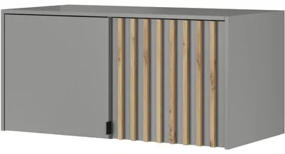 Produktbild von Schrankaufsatz LAILA 2D grau / artisan eiche