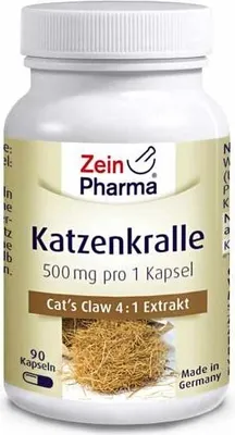 Produktbild von ZeinPharma Katzenkralle 500 mg - 90 Kapseln