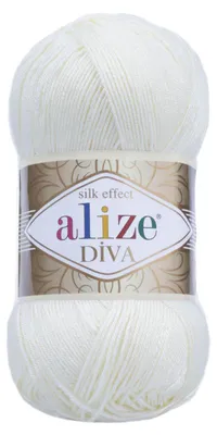 Produktbild von 100g Strickgarn ALIZE DIVA Sommerwolle Häkelgarn Wolle Sommer Stricken Häkeln