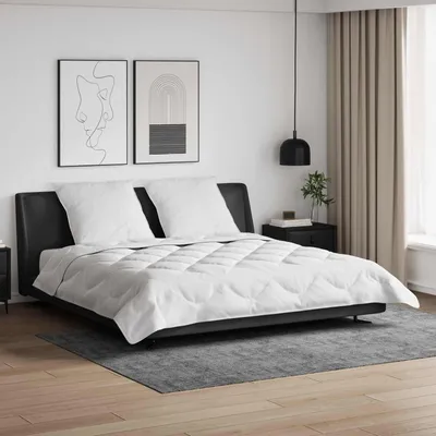 Produktbild von "Schlussverkauf" Bettdecke mit Kissen 3 Stück - Winter-Duvet-Set - Weiß Mikrofaser  C6063