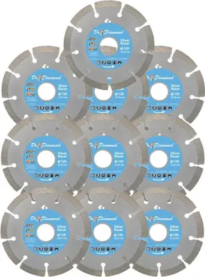 Produktbild von 10x Diamanttrennscheibe Silver Racer - Ø 125 mm