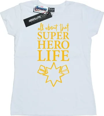 Produktbild von Marvel - "Avengers Endgame Superhero Life" T-Shirt für Damen BI6177 (S) (Weiß)