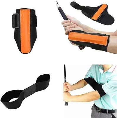 Obrázek produktu pro Sada pro trénink golfu s opěrkou paží a páskem pro lepší držení těla a posílení svalů