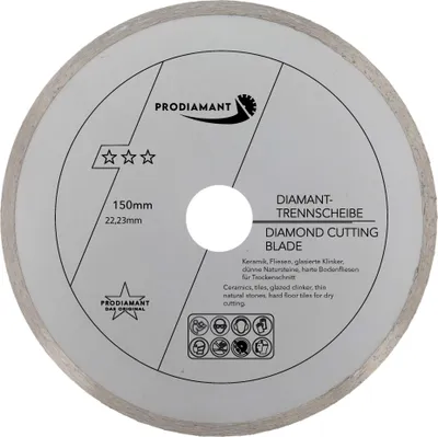 Image de Disque diamanté PRODIAMANT pour carrelage 150 mm x 22,23 mm