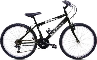 Image de F.lli Schiano Mtb 24" - VTT Homme, Roues 24", 18 Vitesses, Cadre Acier, Avec Accessoires - Couleur Noir