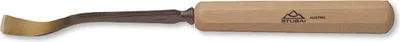 Produktbild von STUBAI Stemmeisen Stechbeitel Serie 52 - Form 24 | Gekröpftes Flacheisen 25 mm, mit Holzgriff, zum Vorstechen, für Anschlagarbeiten, Schrupparbeiten, Rosetten, zur Bearbeitung von Holz