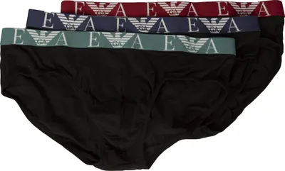 Zdjęcie produktu dla Emporio Armani Męskie slipy 3 Pack, Czarny L