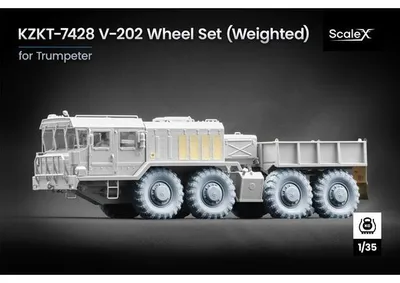 Produktbild von Scale X SCX-WM35030W KZKT-7428 - Wheel Set V-202 (Weighted)