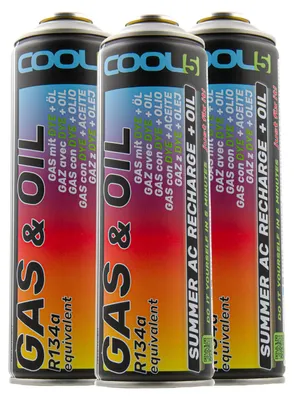 Immagine prodotto di Set di refrigerante per climatizzatori Cool5 3x 2-in-1, sostituto del R134a