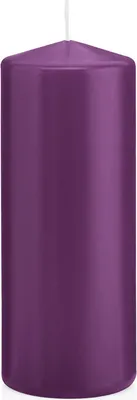 Produktbild von Stumpenkerzen in RAL-Qualität Brombeere Ø 58 x 120 mm, 16 Stück