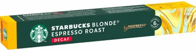 Produktbild von Starbucks Kaffeekapsel Blonde Espresso Decaf 6222014 10St