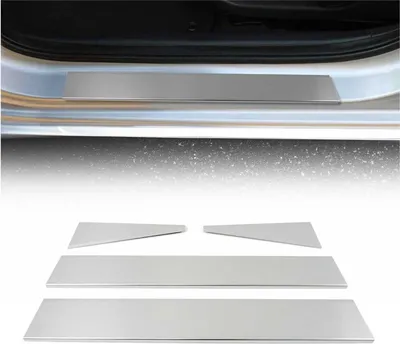 Imagen del producto de Barras de umbral cromadas cepilladas para Land Rover Freelander 2006-2014 (juego de 4 unidades)