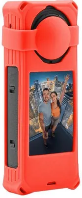 Immagine prodotto di INF Custodia protettiva in silicone per la fotocamera Insta360 X5 Rosso