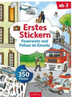 Immagine prodotto di Erstes Stickern - Feuerwehr und Polizei im Einsatz