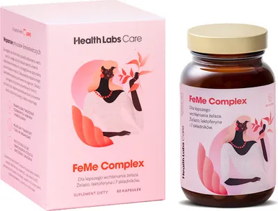 Produktbild von HEALTH LABS FEME COMPLEX Eisen mit Lactoferrin, 60 Kapseln.