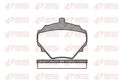 Produktbild von REMSA Bremsbeläge Satz Hinten Bremsklötze für LAND ROVER Defender SUV (L316) 0052.10