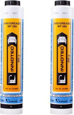 Produktbild von 2 Stück INNOTEC INNOGREASE MP 260 Fettkartusche 400 g – Mehrzweckfett für hohe Druckbelastung, sehr Gute Haftung, wasserbeständig, korrosionsschützend