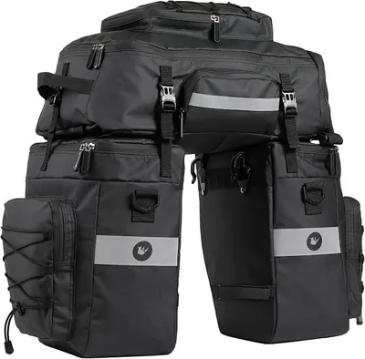 Imagen del producto de Bolsa para bicicleta Silecomplaza, con capacidad de 75 litros, impermeable, para portaequipajes, tipo mochila