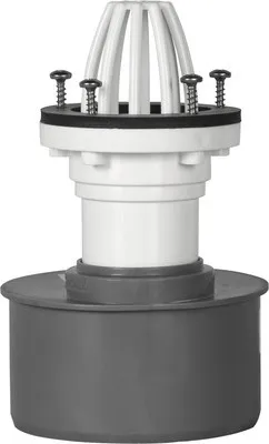 Produktbild von Wolfa Entwässerungsanschluss NW100 mit Rückflussverhinderer für Druckwasserdichte Lichtschächte