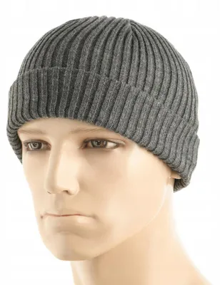 Produktbild von M-Tac Warme Herren Strickmütze 100%.Polyacryl Grau S/M