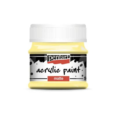 Produktbild von PENTART Acrylfarbe, matt, 50 ml, VANILLE