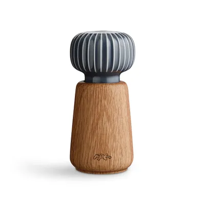A studio shot of a pepper mill.