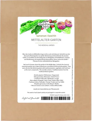Produktbild von Mittelalter Garten - Samenset mit 7 Pflanzen für den mittelalterlichen