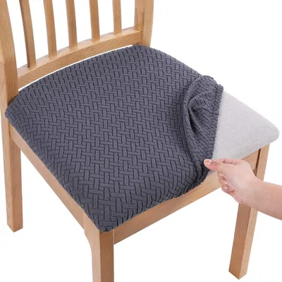Immagine prodotto di Set di 4 copri-sedie in tessuto jacquard per la protezione delle sedie