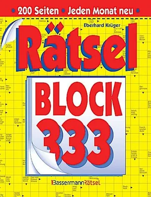 Immagine prodotto di Rätselblock 333 (5 Exemplare à 2,99 EUR)