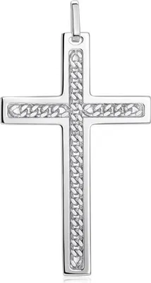 Produktbild von SILBERKETTEN STORE Anhänger Kreuz, groß 163MG06 - 925 Silber