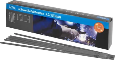 Produktbild von Güde Schweißelektroden Rutilmantel 3,2 mm x 350 mm, 95 Stück, in allen Positionen schweißbar