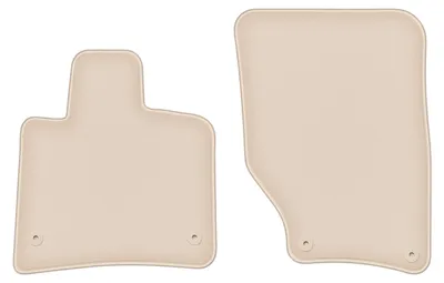 Produktbild von DURBAN Beige Velours-Fußmatten vorne für Audi Q7 I 4L SUV (2005-2015)