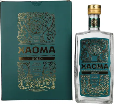 Image de XAOMA Gold Unique Premium Vodka 40% Vol. 1l en boîte cadeau