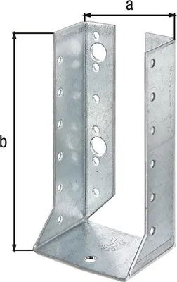 Immagine prodotto di GalvS 64x128 flangia interna supporto a U