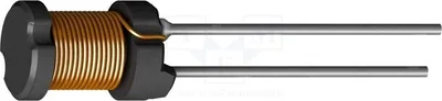 Produktbild von 10x Drossel: Draht 0,72A 10% Ø7,5x5,2mm 0,37Ω 84uH THT 10kHz 05HCP-820K-51 Vertik