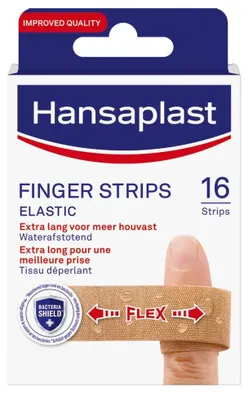 Productafbeelding van Hansaplast Vingerpleister elastisch strips (16 stuks)