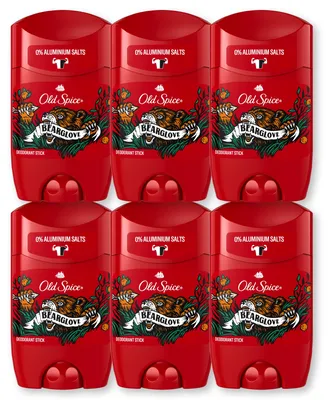 Produktbild von Deodorant Stick Old Spice Bearglove für Herren 6 x 50 ml