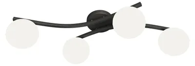 Produktbild von Hängelampe OPUS, schwarz-weiß, 4xE14x15W, Metall, Maße: 20x84x31cm, IP20, Emibig