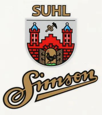 Zdjęcie produktu dla Naklejka "Suhl" - dla Simson SR1, SR2, AWO425