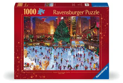 Produktbild von Weihnachtspuzzle 1000 Teile - Weihnachtszauber am Rockefeller Center