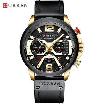 Produktbild von Uhr LU-5431 CURREN - Schwarz/Golden für Herren KP5431