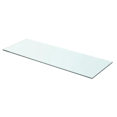 Image de The Living Store Étagères 2 pcs. verre transparent 70 x 25 cm