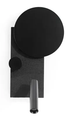 Zdjęcie produktu dla Faro Barcelona Klee lampa ścienna LED 10 W z ramieniem do czytania po lewej stronie, ściemnialna, czarna