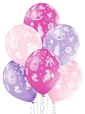 Produktbild von Ballons für Mädchen, 30 cm, 6 Stück - Aliga