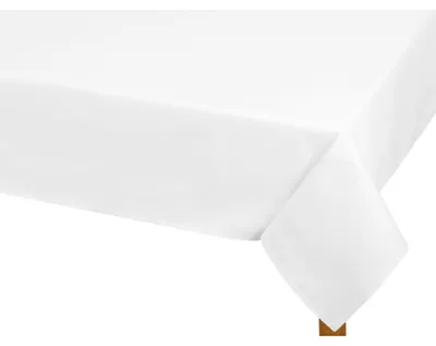 Produktbild von Tischtuch ADÉLA - runder Durchmesser 130 cm (Foto siehe Muster) - Weiß