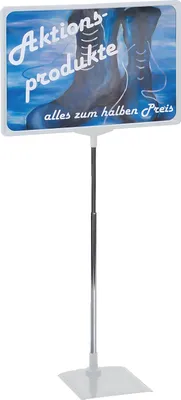 Produktbild von FRANKEN Infoständer / Preisständer DIN A4 grau