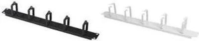 Produktbild von Digitus 19" Cable Management Panel 1U, Schwarz, 1 U / 19 ", 483 x 80 x 44,45 mm