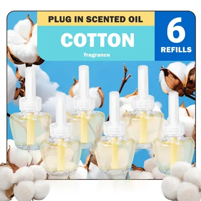 Duft-Nachfüllpackung, Baumwolle, 6 x 19 ml, für Diffuser